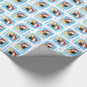 Lyckliga Howlidays Bullmastiff Presentpapper
