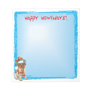 Lyckliga Howlidays GSP Anteckningsblock