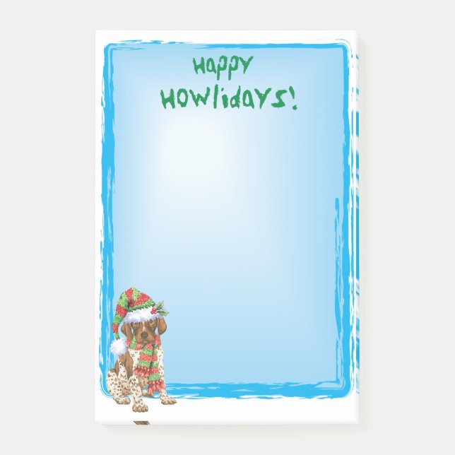 Lyckliga Howlidays GSP Post-it Block (Framsida)