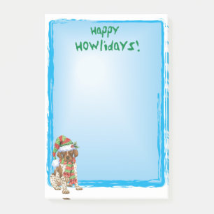 Lyckliga Howlidays GSP Post-it Block