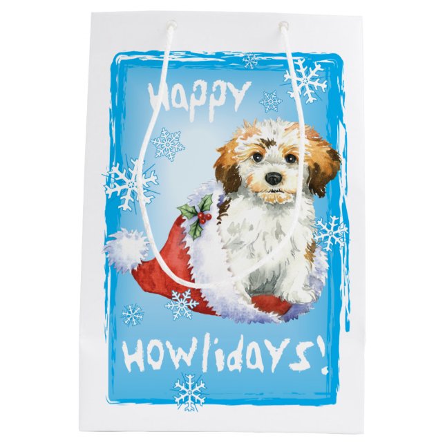 Lyckliga Howlidays Havanese (Baksidan)