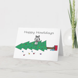 Lyckliga Howlidays Helgkort