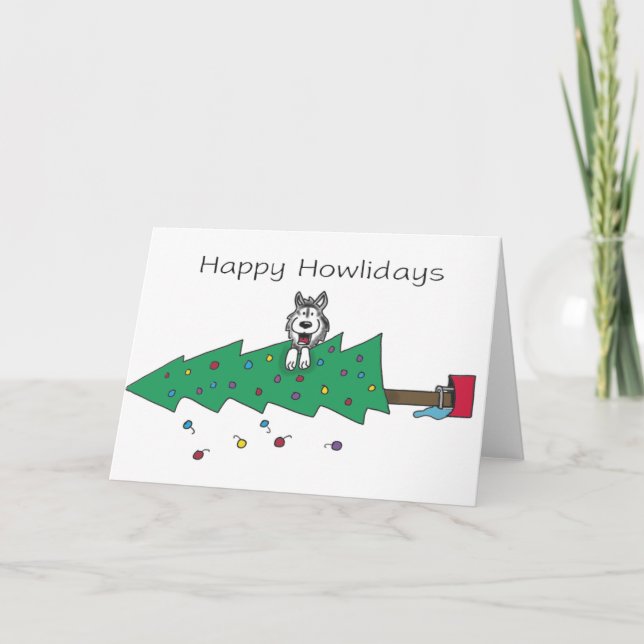 Lyckliga Howlidays Helgkort (Framsida)