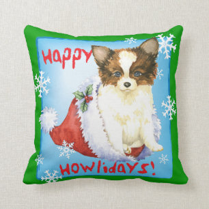 Lyckliga Howlidays Papillon Kudde