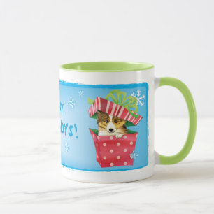 Lyckliga Howlidays Sheltie Mugg