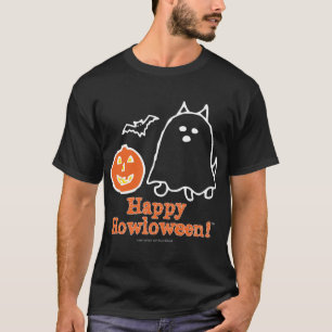 Lyckliga Howloween (spöken) Tee Shirt