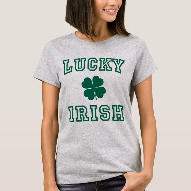 Lyckliga Irländare Tee Shirt (Framsida)