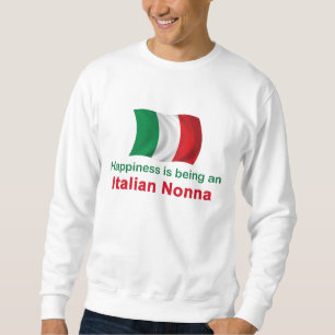 Lyckliga italienska Nonna Långärmad Tröja