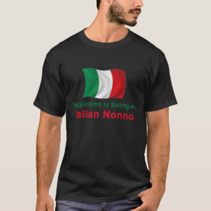 Lyckliga italienska Nonno T Shirt
