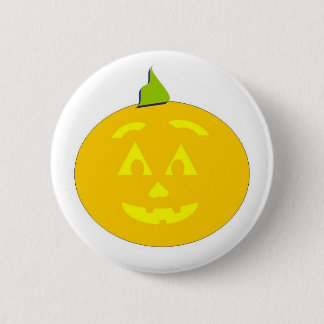 Lyckliga Jackolantern Halloween knäppas Knapp
