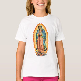 Lyckliga jungfrun av Guadalupes flicktröja T Shirt