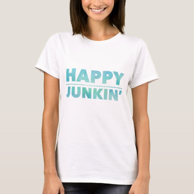Lyckliga Junkin T Shirt (Framsida)