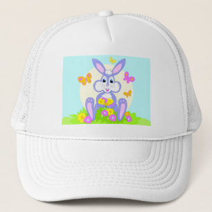 Lyckliga kaninfjärilsblommor keps