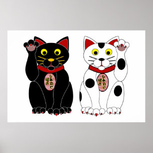 Lyckliga katter poster