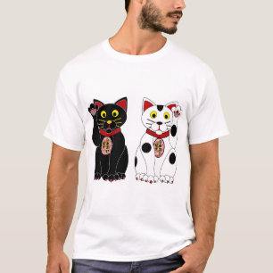 Lyckliga katter t-shirt