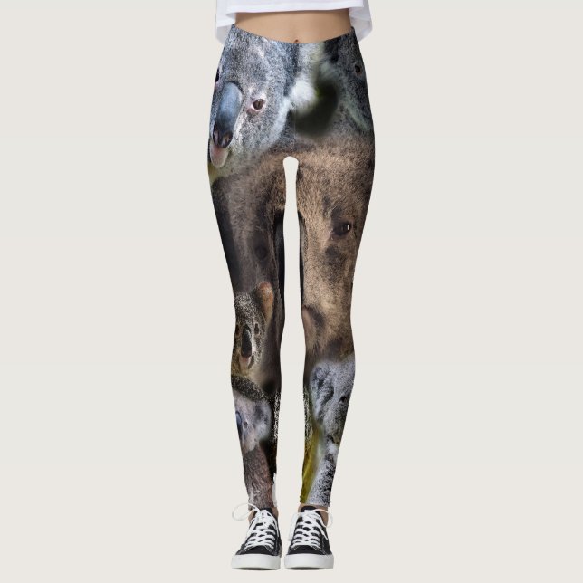 Lyckliga Koalas Leggings (Framsida)