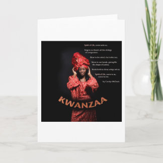 Lyckliga Kwanzaa 321 Helgkort