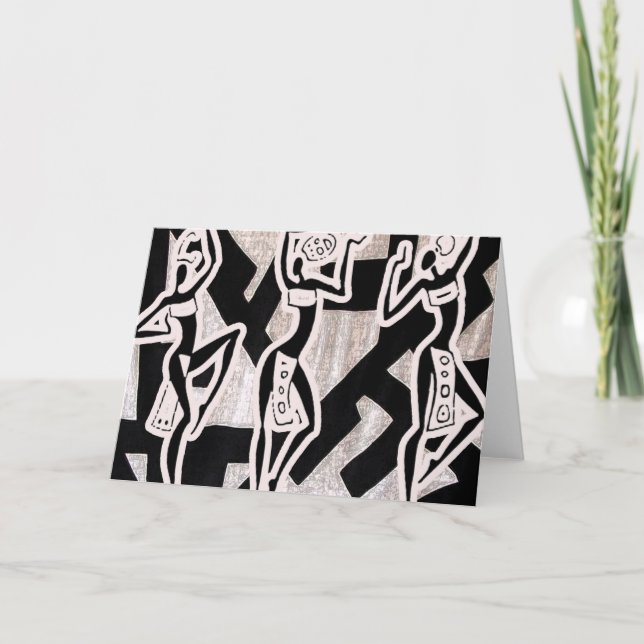 Lyckliga Kwanzaa! Helgkort (Framsida)