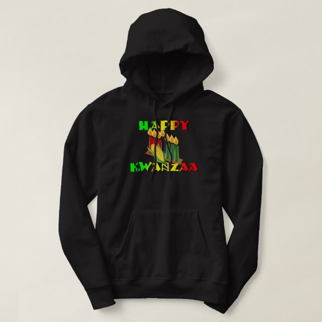 LYCKLIGA KWANZAA SWEATSHIRT MED LUVA (Design framsida)