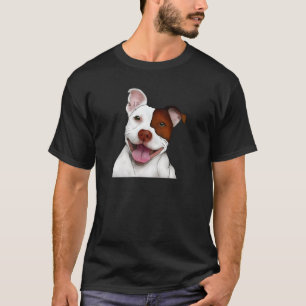 Lyckliga le Pitbull T-shirt