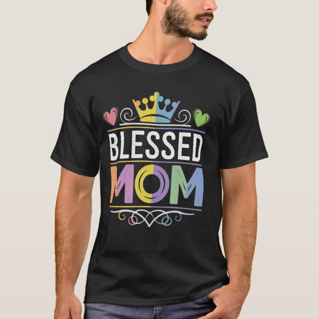 Lyckliga Mamma Glad Mors Dag Present för Mor App T Shirt (Framsida)