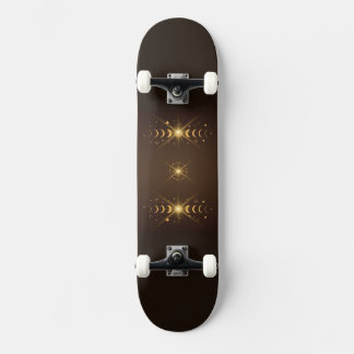 Lyckliga månen mini skateboard bräda 18,5 cm