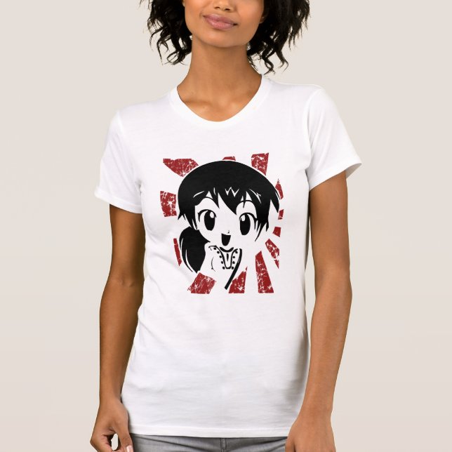 Lyckliga Manga T Shirt (Framsida)