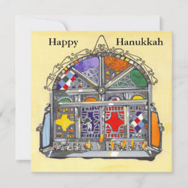 Lyckliga marockanska Hanukkah Julkort