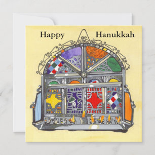 Lyckliga marockanska Hanukkah Julkort