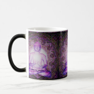 Lyckliga meditera Buddha Magisk Mugg