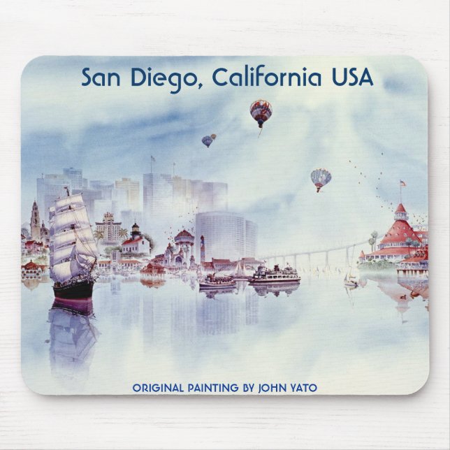 LYCKLIGA MINNEN, SAN DIEGO KALIFORNIEN MUSMATTA (Framsidan)