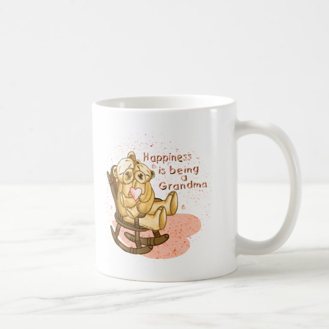 Lyckliga Mormor Kaffemugg (Höger)