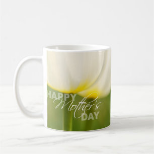 Lyckliga mors dagtulpan kaffemugg