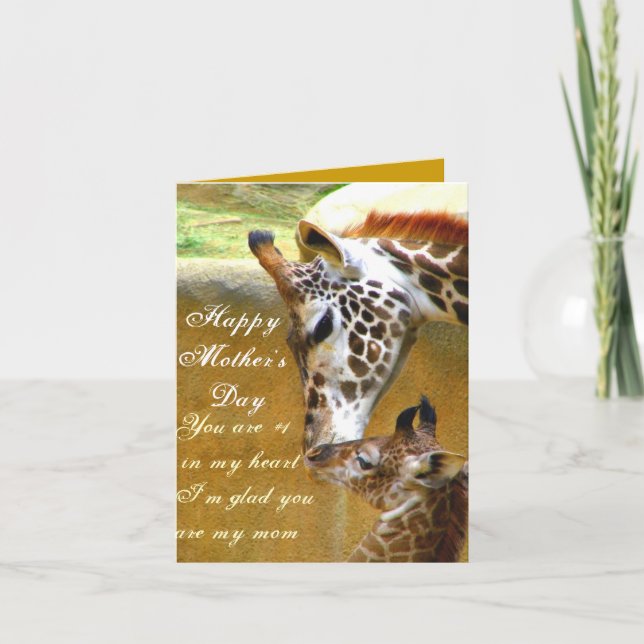 Lyckliga Mother's_Card Kort (Framsida)
