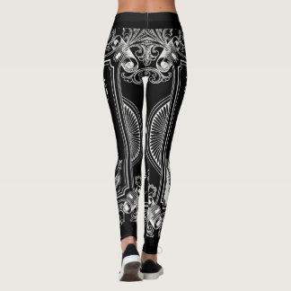 Lyckliga Mystic Oracle stiger ombord damasker Leggings