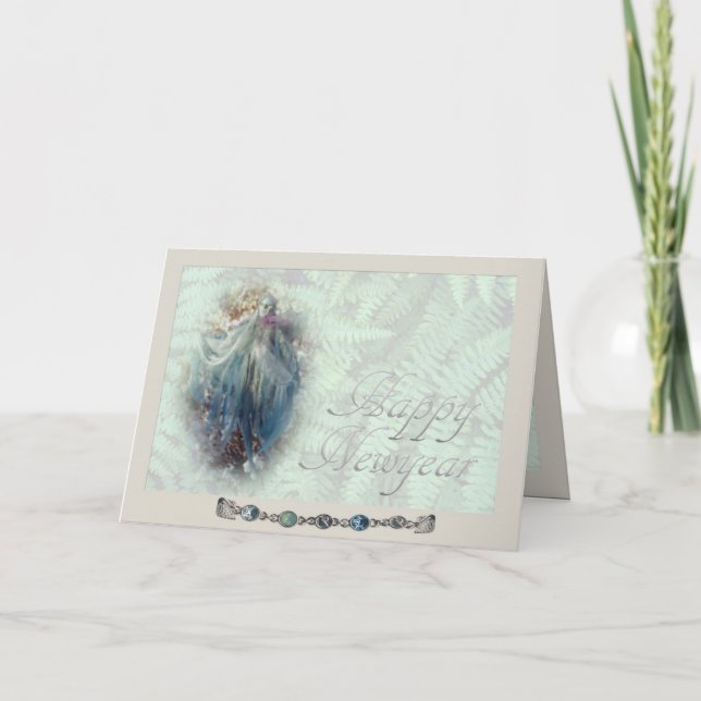 Lyckliga Newyear Helgkort (Framsida)