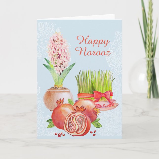 Lyckliga Norooz Helgkort (Framsida)