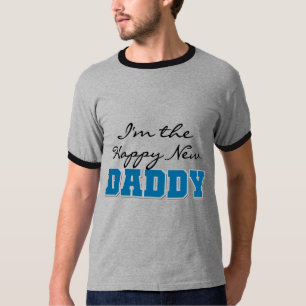 Lyckliga nya pappaTshirts och gåvor Tee Shirt