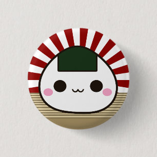 Lyckliga Onigiri Knapp