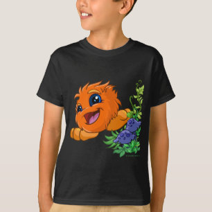 Lyckliga orange JubJub i den Neopia centralen Tee