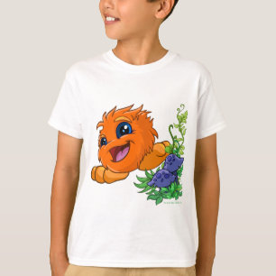 Lyckliga orange JubJub i den Neopia centralen Tee Shirt