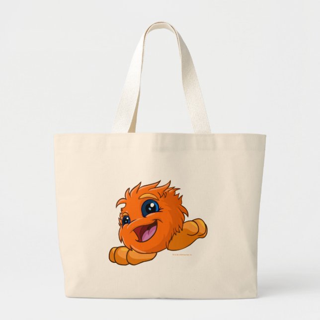 Lyckliga orange JubJub Jumbo Tygkasse (Framsidan)