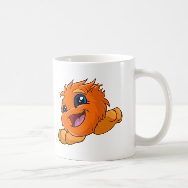 Lyckliga orange JubJub Kaffemugg (Höger)