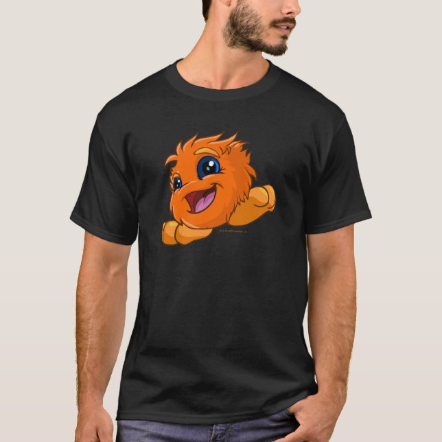 Lyckliga orange JubJub T-shirt (Framsida)