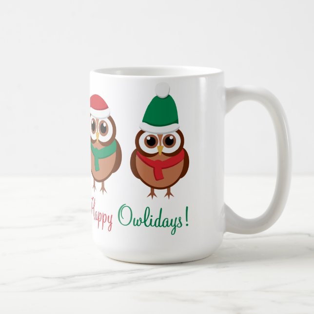 Lyckliga Owlidays Kaffemugg (Höger)