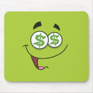 Lyckliga pengar Emoji Musmatta