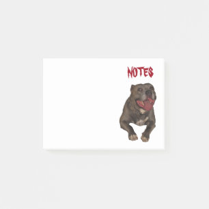 Lyckliga Pitbull Post-it Block