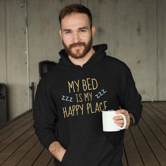 Lyckliga Plats Hoodie (My Bed Is My Happy Place Hoodie)