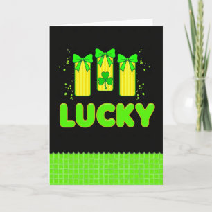 Lyckliga presentkartor kort