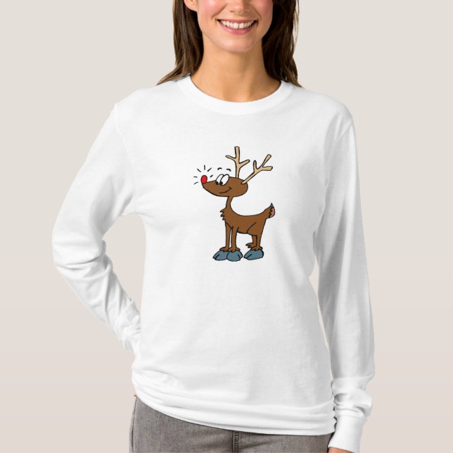 lyckliga rudolph tee shirt (Framsida)